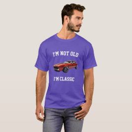 Camiseta NO SOY VIEJO, SOY Novedad DE Diseño Gráfico CLÁSIC