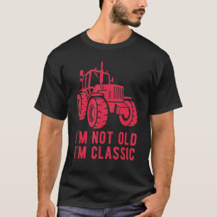 Camiseta No soy viejo Soy Tractores clásicos de la granja V