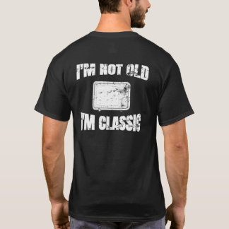 Camiseta No Soy Viejo Soy Tv Clásica Gráfico Vintage Hombre