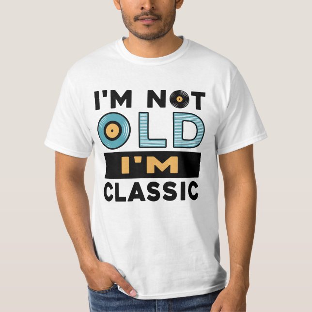 Camiseta No soy viejo, soy un abuelo gracioso clásico (Anverso)
