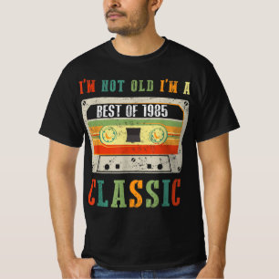Camiseta No soy viejo Soy un clásico de 1985, 1985 Vin cump