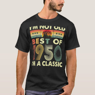 Camiseta No soy viejo Soy un clásico de la época 1950 72º n