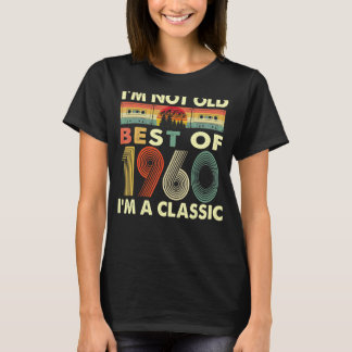 Camiseta No soy viejo Soy un clásico de la época 1960 62º n