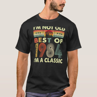 Camiseta No soy viejo Soy un clásico de la época 1984 38º n