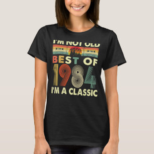 Camiseta No soy viejo Soy un clásico de la época 1984 38º n