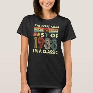 Camiseta No soy viejo Soy un clásico de la época 1988 34º n