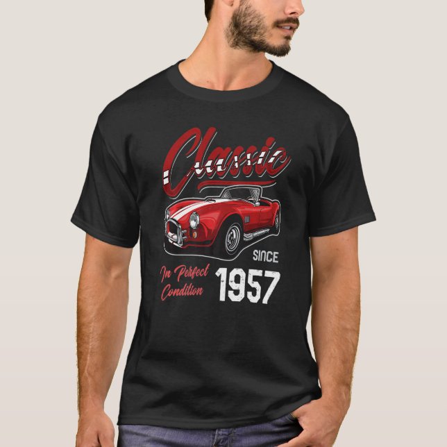 Camiseta No soy viejo Soy un clásico de la época del coche  (Anverso)