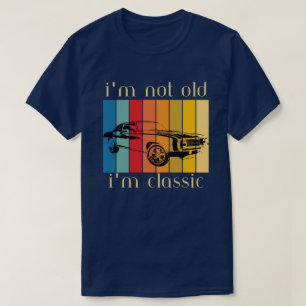 Camiseta No soy viejo Soy un clásico gráfico de coches dive