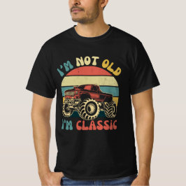Camiseta No soy viejo Soy un clásico gráfico de coches dive