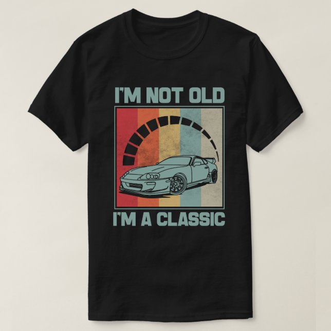 Camiseta No soy viejo soy un clásico-MK IV TOYOTA SUPRA (Diseño del anverso)