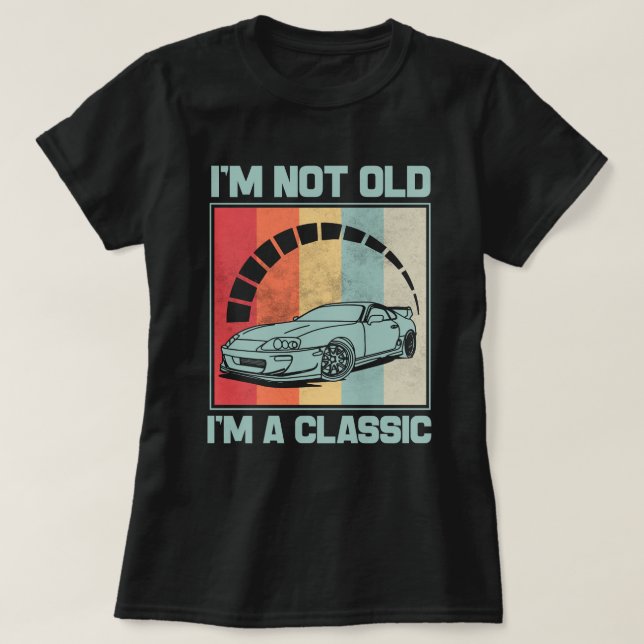 Camiseta No soy viejo soy un clásico-MK IV TOYOTA SUPRA (Diseño del anverso)