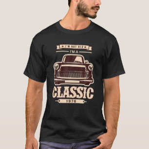 Camiseta No soy viejo Soy un coche clásico 1976 45º cumplea
