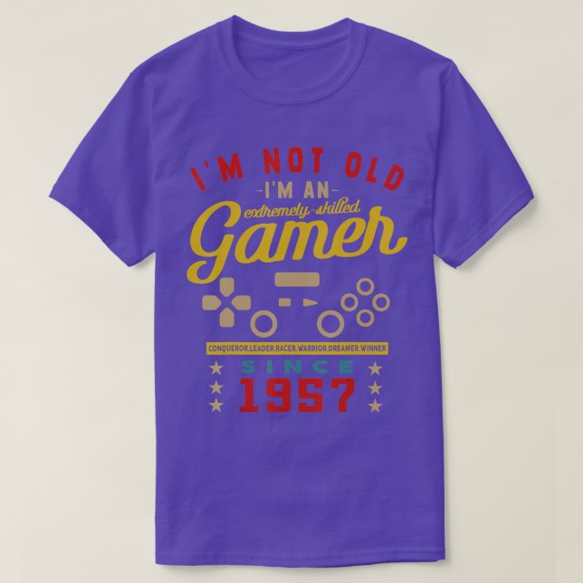 Camiseta No Soy Viejo, Soy Un Experto Videojuego De Videoju (Diseño del anverso)