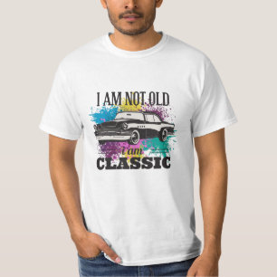 Camiseta No soy viejo, soy un negro gris clásico