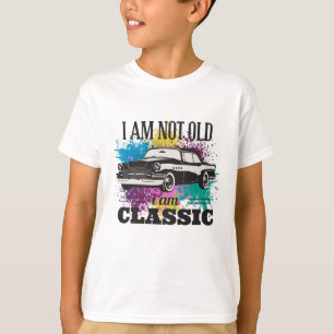 Camiseta No soy viejo, soy un negro gris clásico