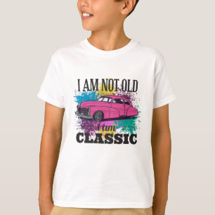 Camiseta No soy viejo, soy un negro gris clásico