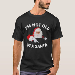 Camiseta No soy viejo Soy un vestido de Papá Noel Feliz Wi 