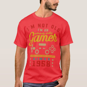 Camiseta No Soy Viejo, Soy Un Videojuego Calificado De 1958
