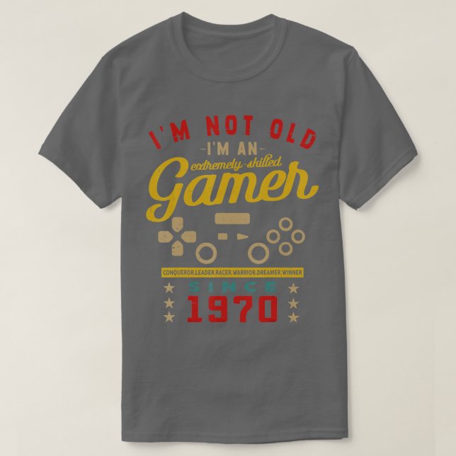 Camiseta No Soy Viejo, Soy Un Videojuego De Videojuegos De  (Diseño del anverso)