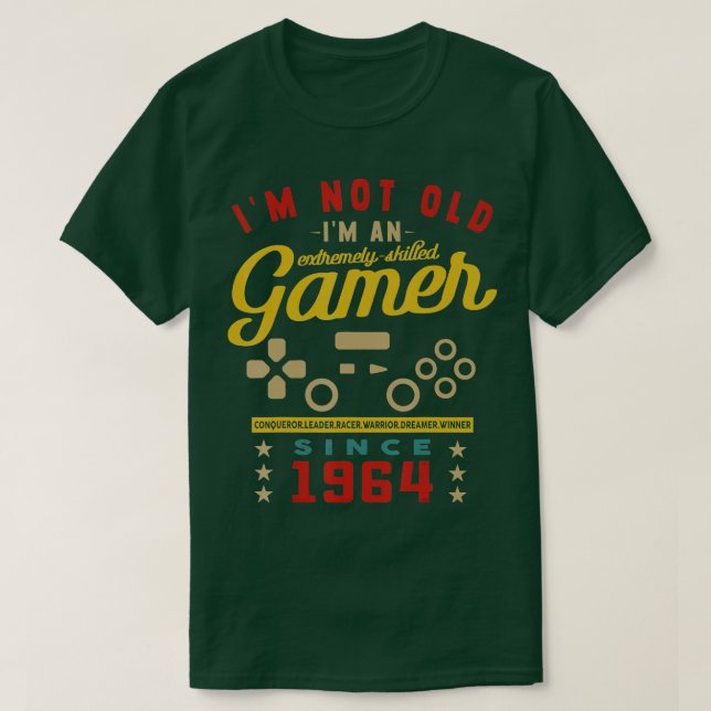 Camiseta No Soy Viejo, Soy Un Videojuego De Videojuegos De  (Diseño del anverso)