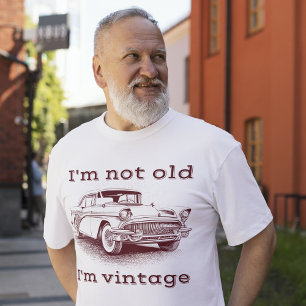 Camiseta No soy viejo, soy Vintage Classic Car Birthday