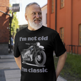 Camiseta No soy viejo, soy Vintage Classic Motorbike hoy
