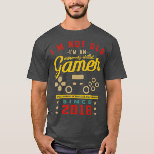 Camiseta No Soy Viejo Yo Soy Un Videojuego Calificado 2018V