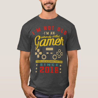 Camiseta No Soy Viejo Yo Soy Un Videojuego Calificado 2018V