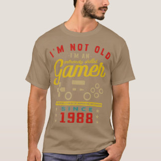 Camiseta No Soy Viejo Yo Soy Un Videojuego De Videojuegos D