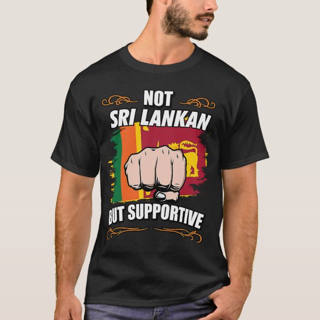 Camiseta No Sri Lanka, pero apoya a Sri Lanka (Anverso)