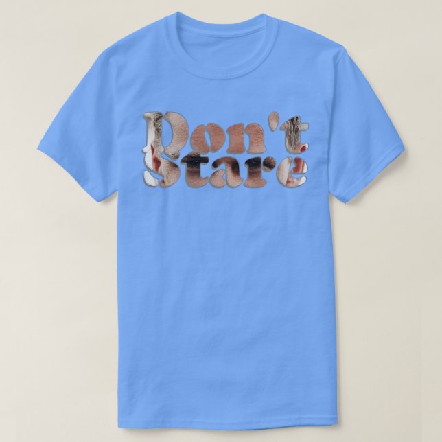 Camiseta No Stare (Diseño del anverso)