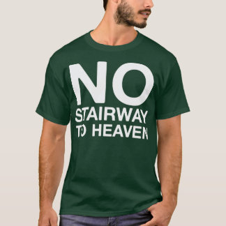 Camiseta No Stirway Guitar Store Rótulo Classic Funny Music