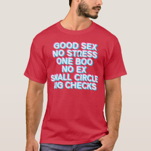 Camiseta No Stress One Boo No E Espalda Imprimir Dicho de R
