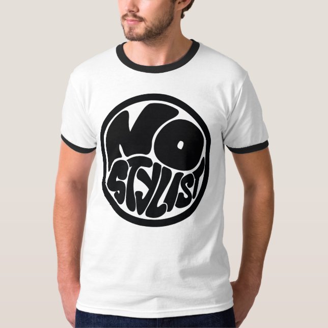 Camiseta NO STYLIST black emblem ringer T-Shirt (Anverso)