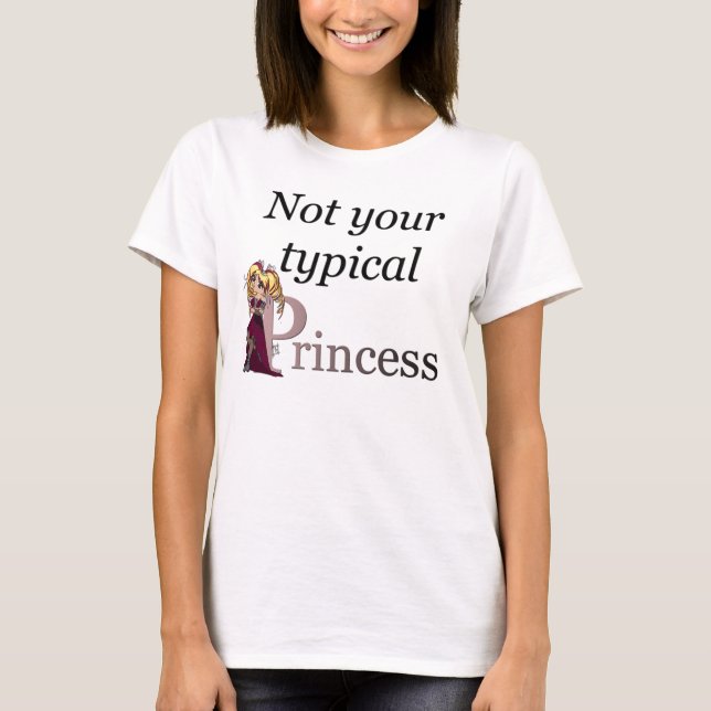 Camiseta No su muñeca típica T de la princesa (Anverso)