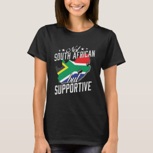 Camiseta No sudafricano, pero apoya a turistas de viajes