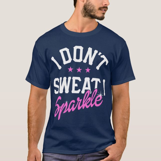 Camiseta No sudo, brillo chica (Anverso)