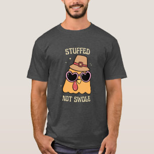 Camiseta No Swole Thanksgiving Fitness Funny Retro