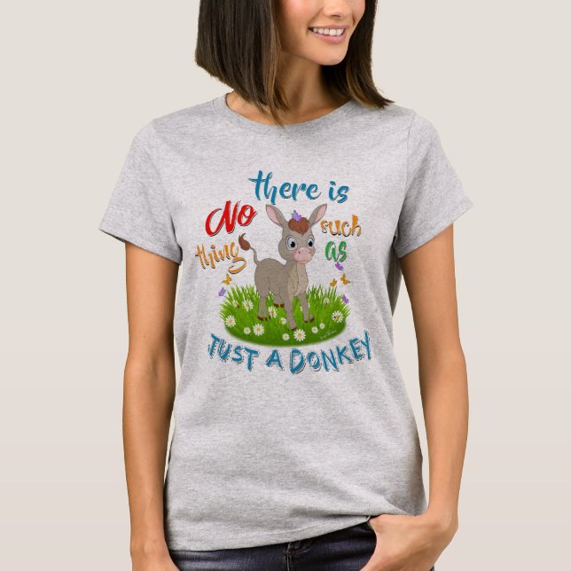 Camiseta NO Tales cosas como un DONKEY (Anverso)