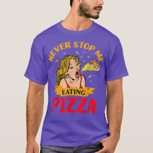 Camiseta No te asustes, nunca dejes de comer pizza Hallowee