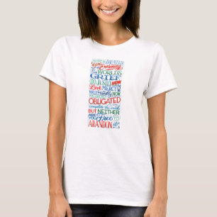 Camiseta No te dejes intimidar por la tristeza del mundo