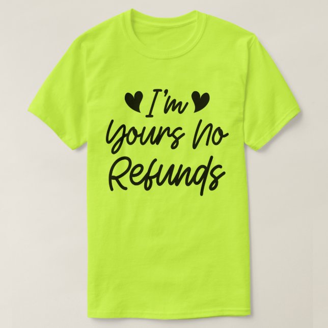 Camiseta No te devuelven el regalo de tu esposa Día de San  (Diseño del anverso)