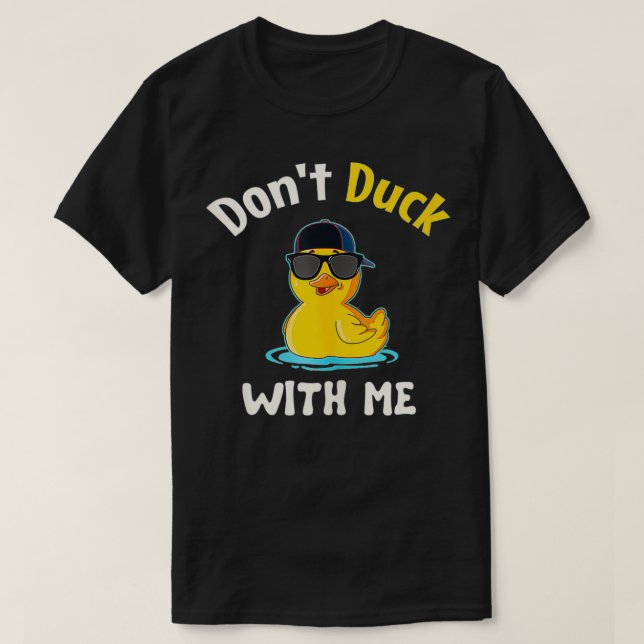 Camiseta No te engañes conmigo duckie de goma  (Diseño del anverso)