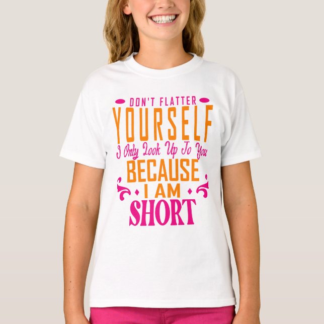 Camiseta No te engañes, solo mira a ti porque (Anverso)