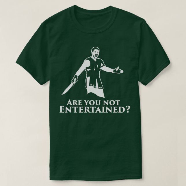 Camiseta ¿No te entretienes? (Diseño del anverso)