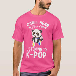 Camiseta No Te Escucho Escucho Escuchar A Kpop Merch K-Pop 
