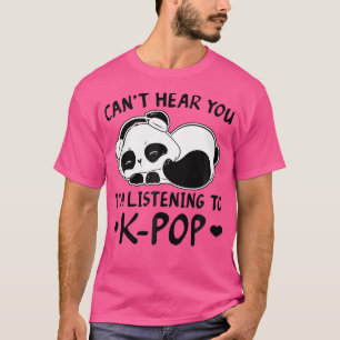 Camiseta No Te Escucho Escucho Escuchar A Kpop Merch K-Pop 