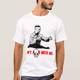 Camiseta No te jodas con mi mano de cuchillo ©WhiteTigerLLC