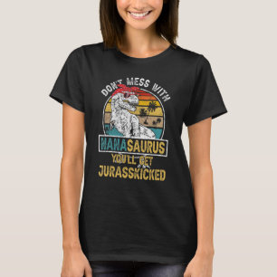 Camiseta No Te Mess Con Nanasaurus Te Pondrás Jurasskicks M