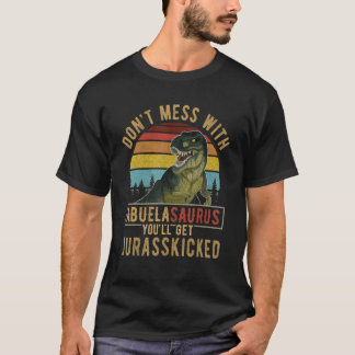Camiseta No te metas con Abuelasaurus, cogerás a Jurasskis